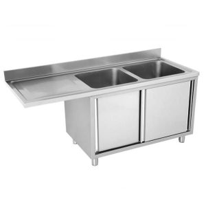 Sudoper za perilicu R, 2 korita zatvoren - Slika 1