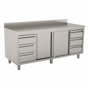 Pult sa 6 ladica i 2 vrata - Slika 1