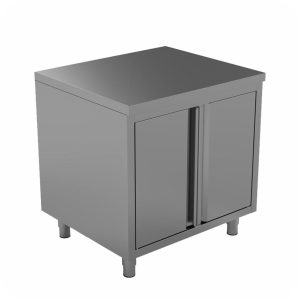 Pult Inox centralni + 2 krilna vrata - Slika 1