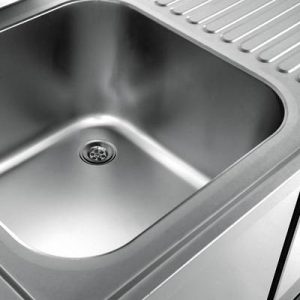 Sudoper 1 korito R + ploha, zatvoren - Slika 2