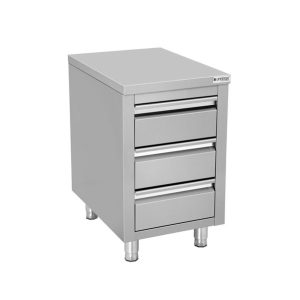 Pult Inox sa 3 ladice centralni - Slika 1