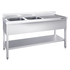 Sudoper 2 korita L + ploha - Slika 1